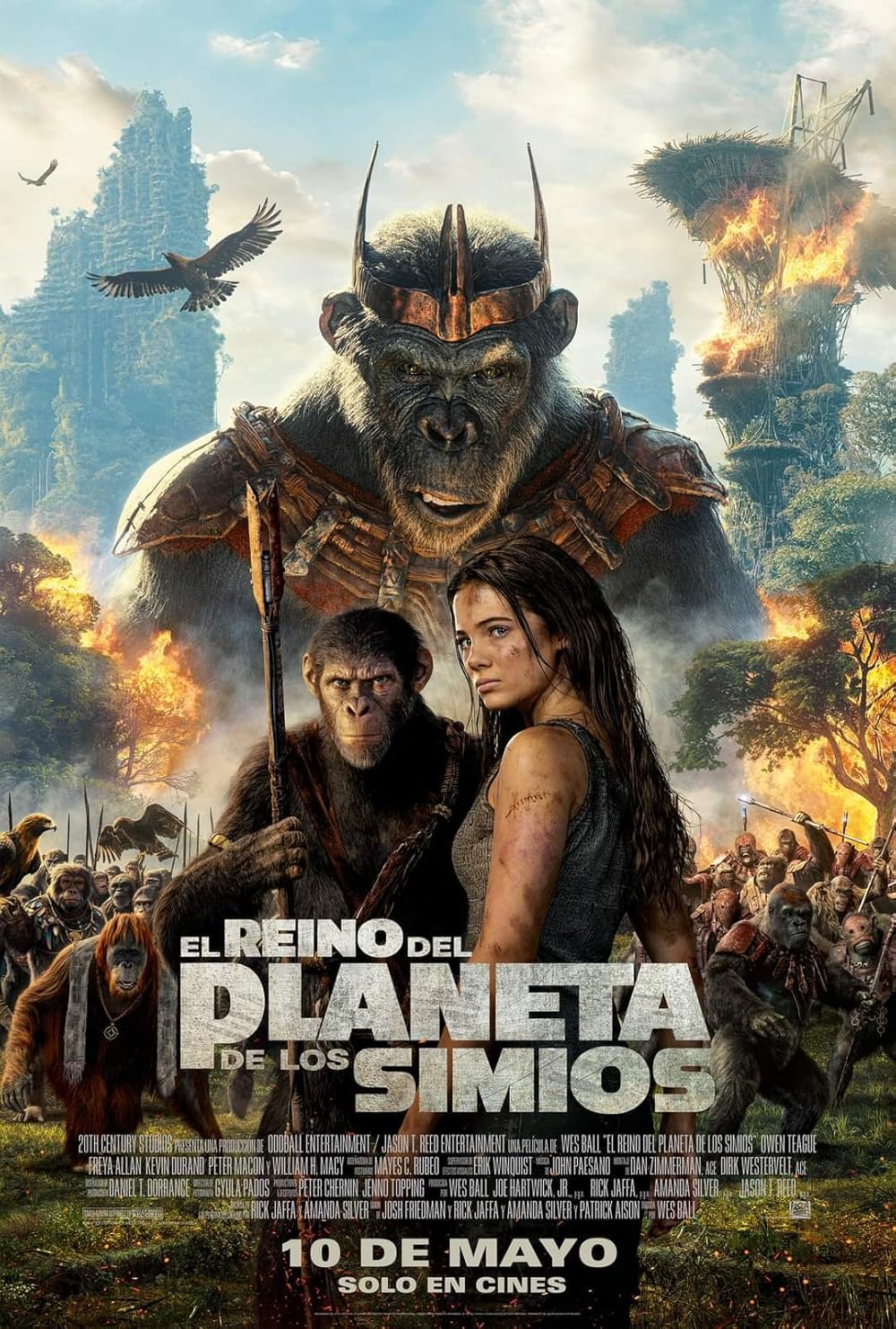 ver película el planeta de los simios nuevo reino