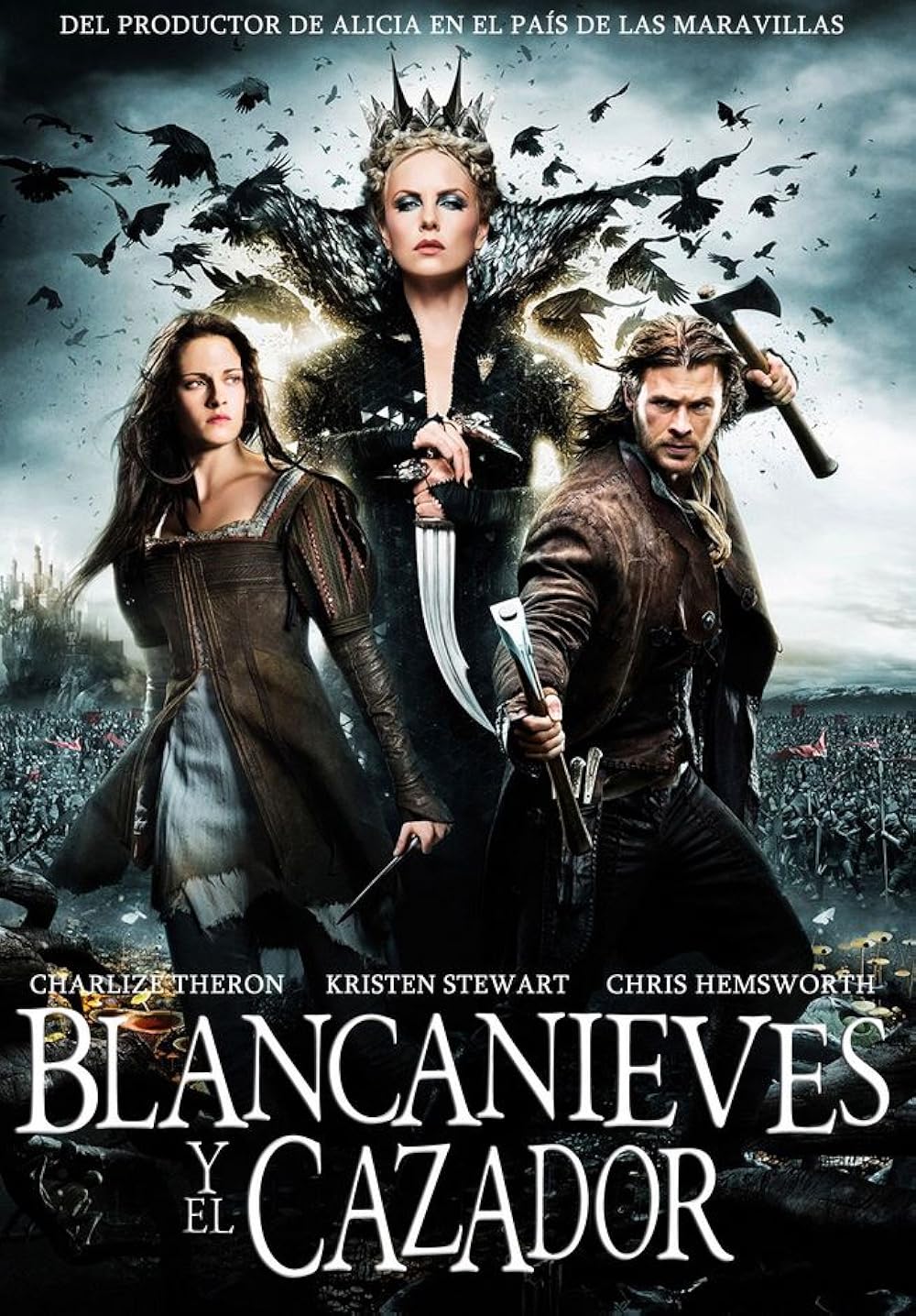 ver película de blanca nieves y el cazador