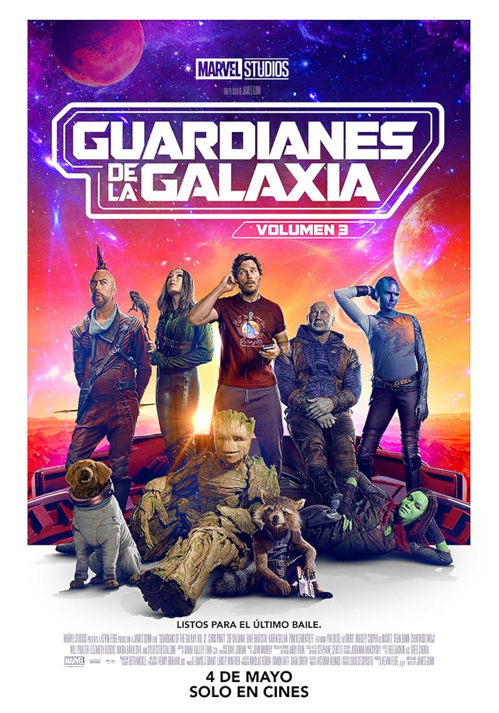 ver la película de los guardianes de la galaxia volumen 3