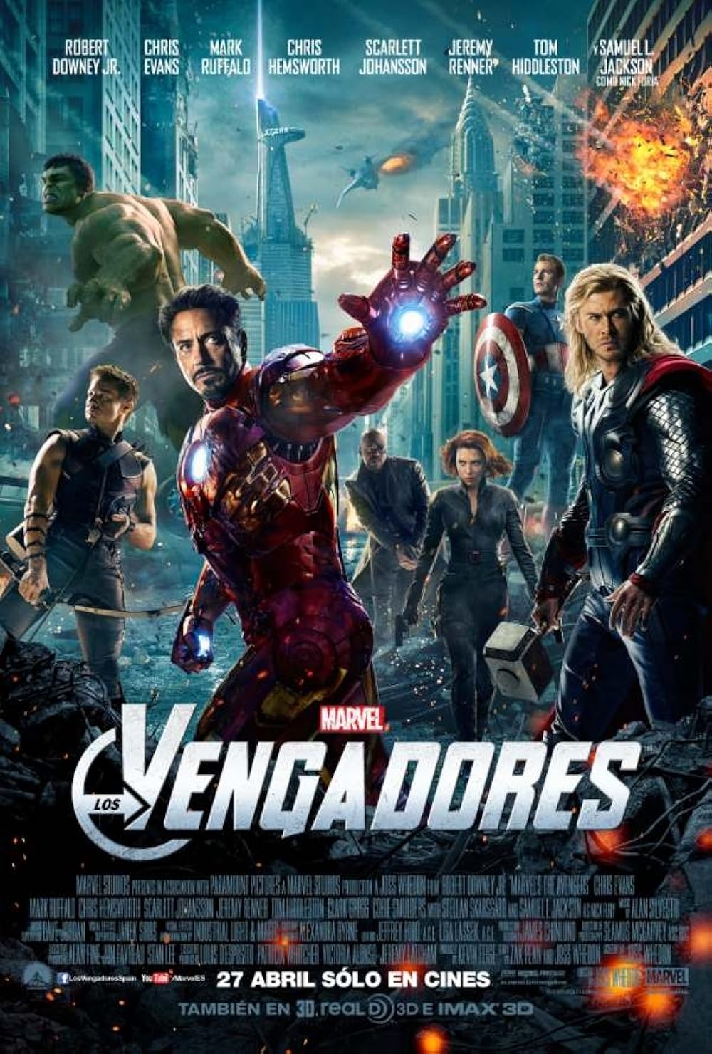 ver los vengadores 2012 español latino